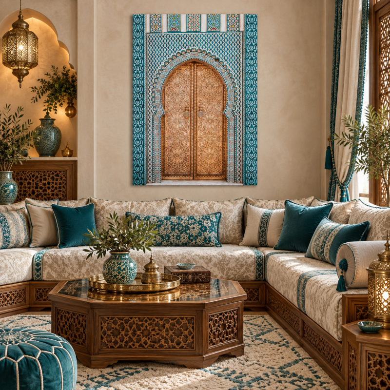 porte-marocaine-aux-zelliges-turquoise
